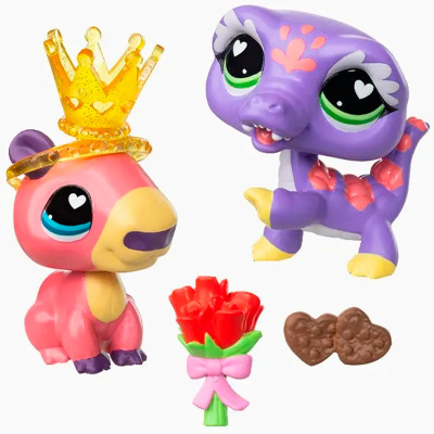 Игровой набор Littlest Pet Shop Капибара и Ящерица Hasbro LPS 01063 1